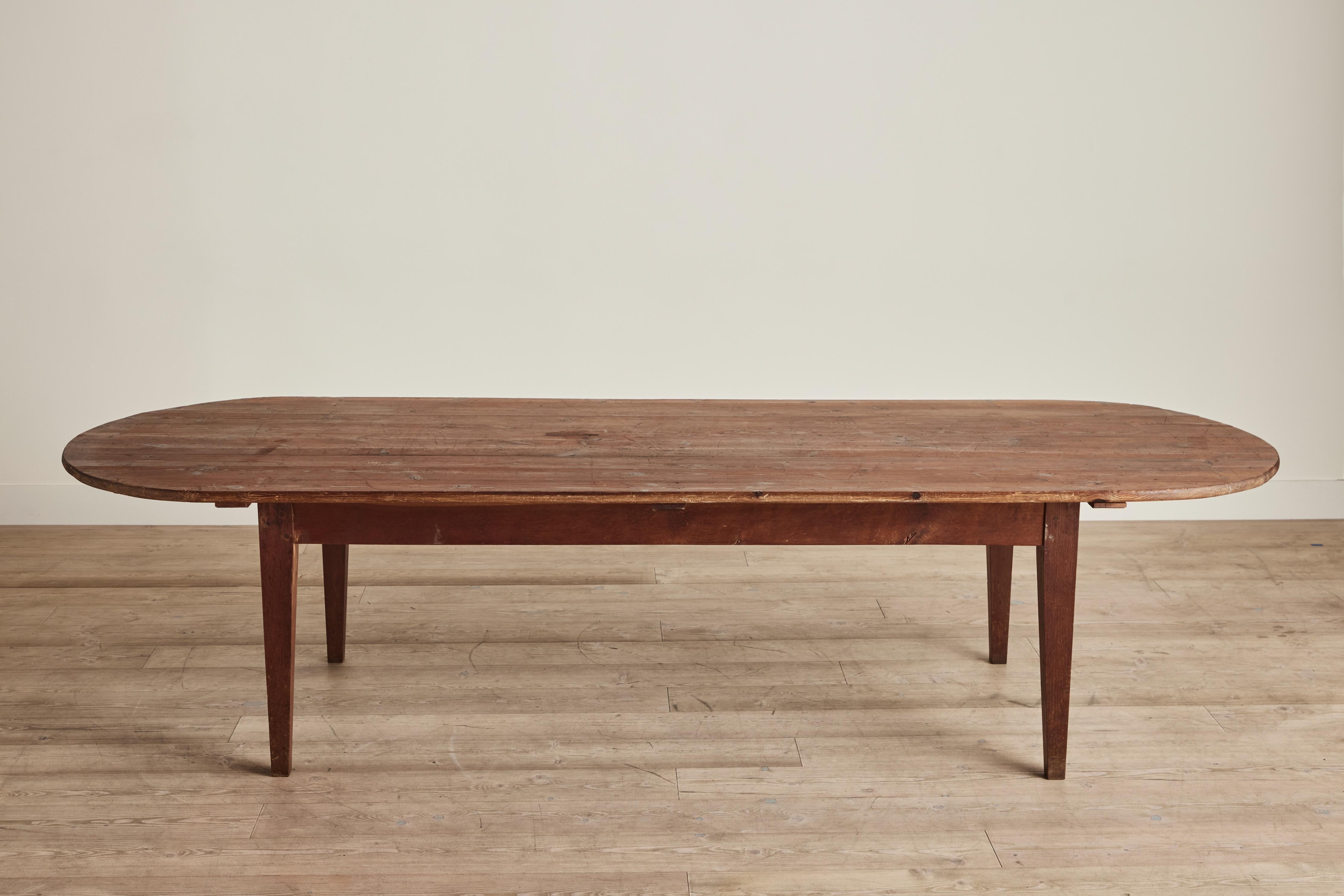 20th Century Large French Farm Table For Sale