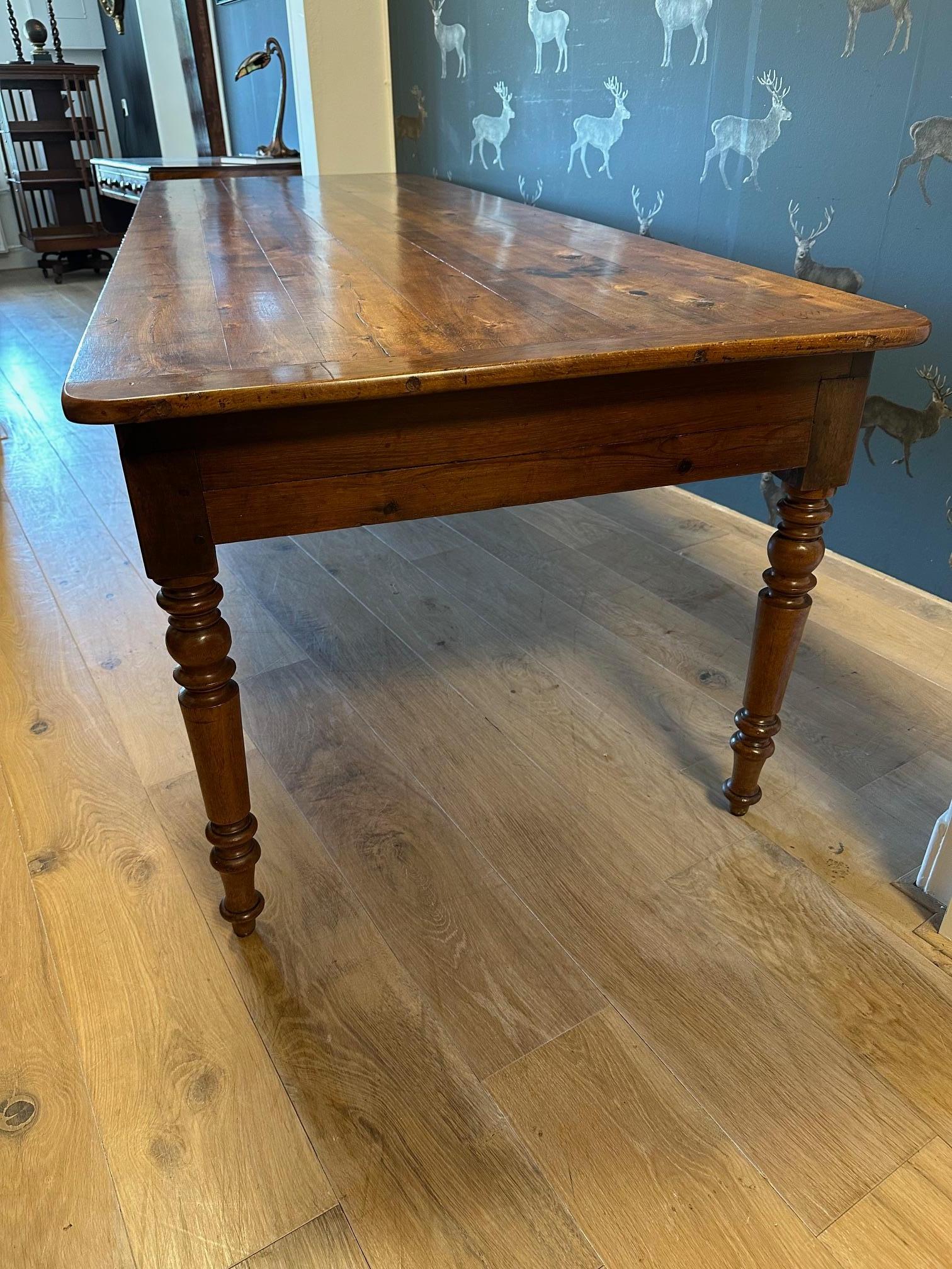 Grande table de ferme française en vente 6