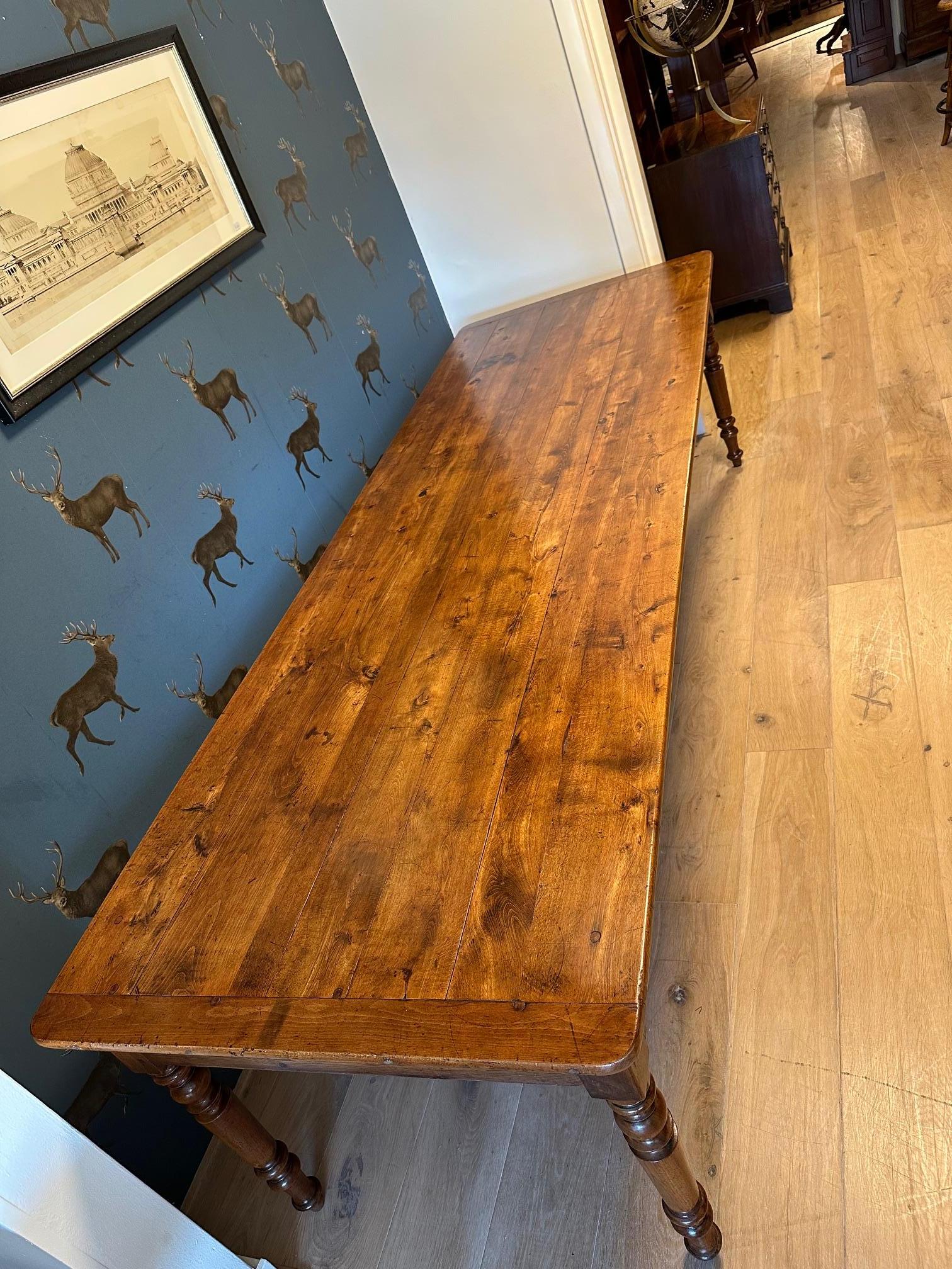 Grande table de ferme française en vente 7