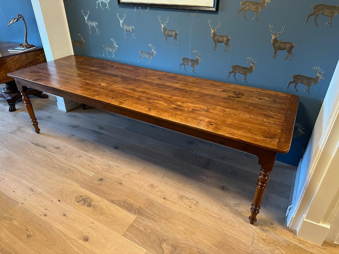 Fruitiers Grande table de ferme française en vente