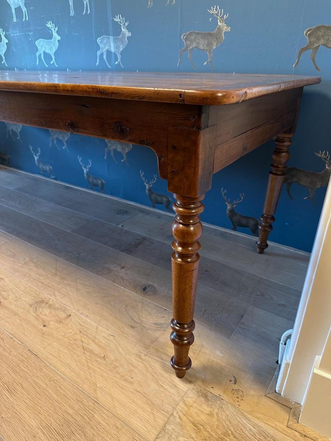Grande table de ferme française en vente 1