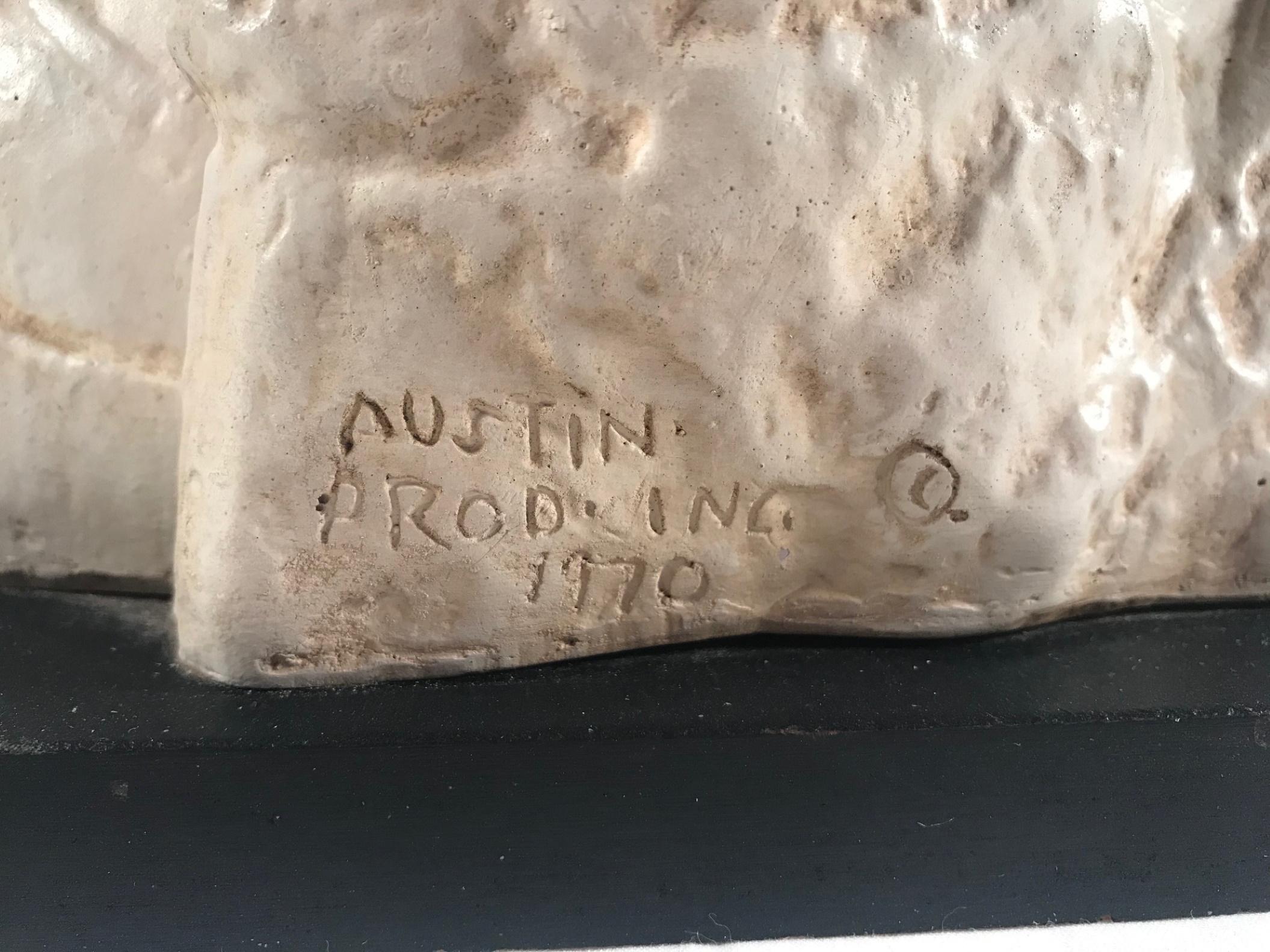 Late 20th Century Large French Female Renaissance Bust, Austin, 1970