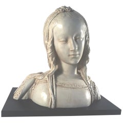 Large French Female Renaissance Bust, Austin, 1970