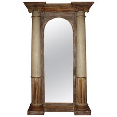 Large French Floor Mirror