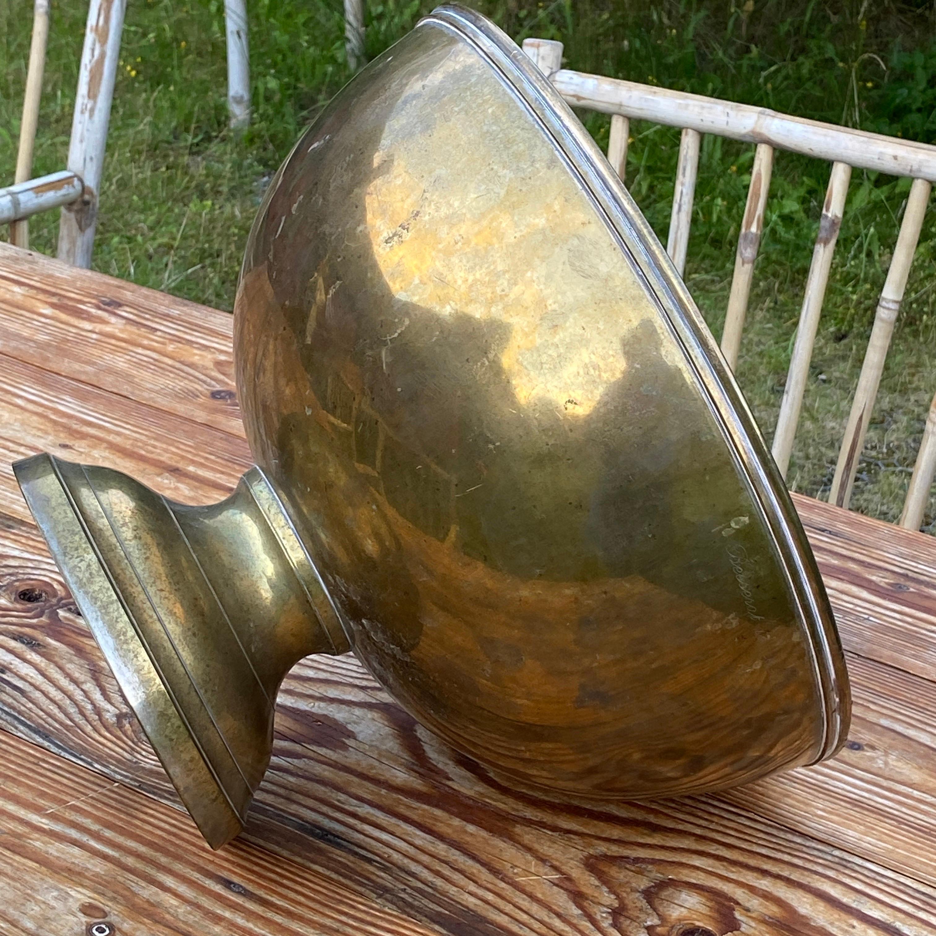 Large French Footed Wine Champagne Bucket 4