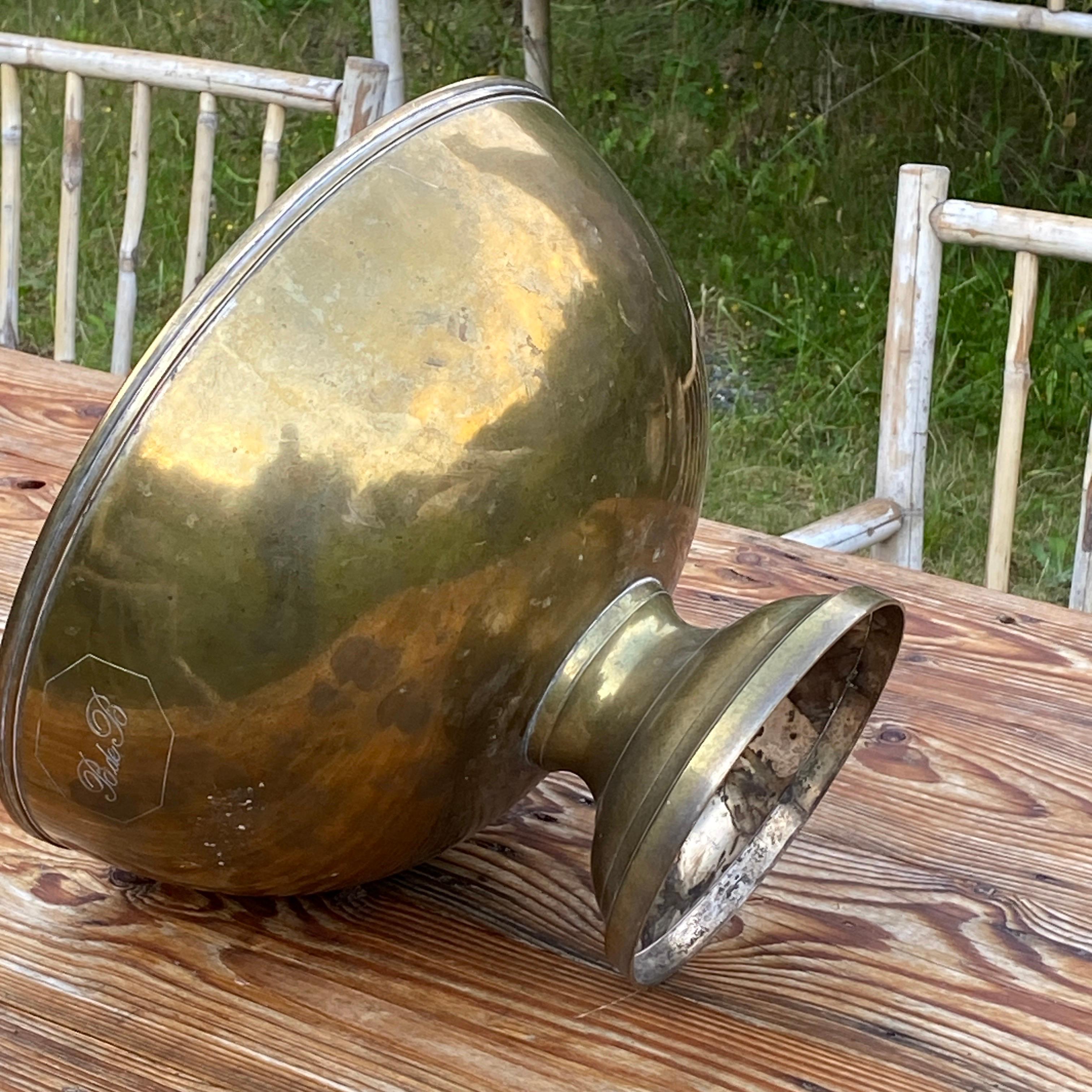 Large French Footed Wine Champagne Bucket 5