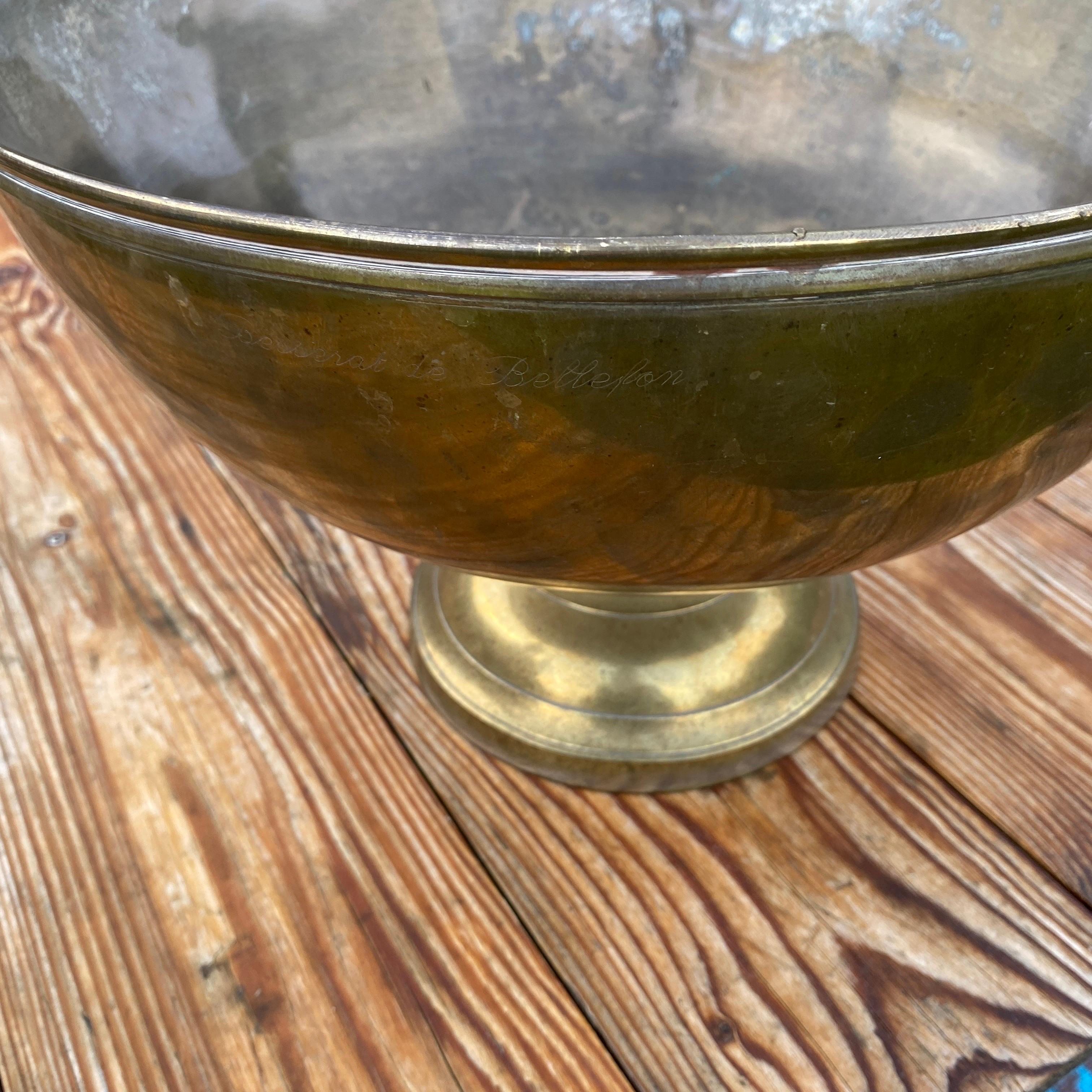 Large French Footed Wine Champagne Bucket 9