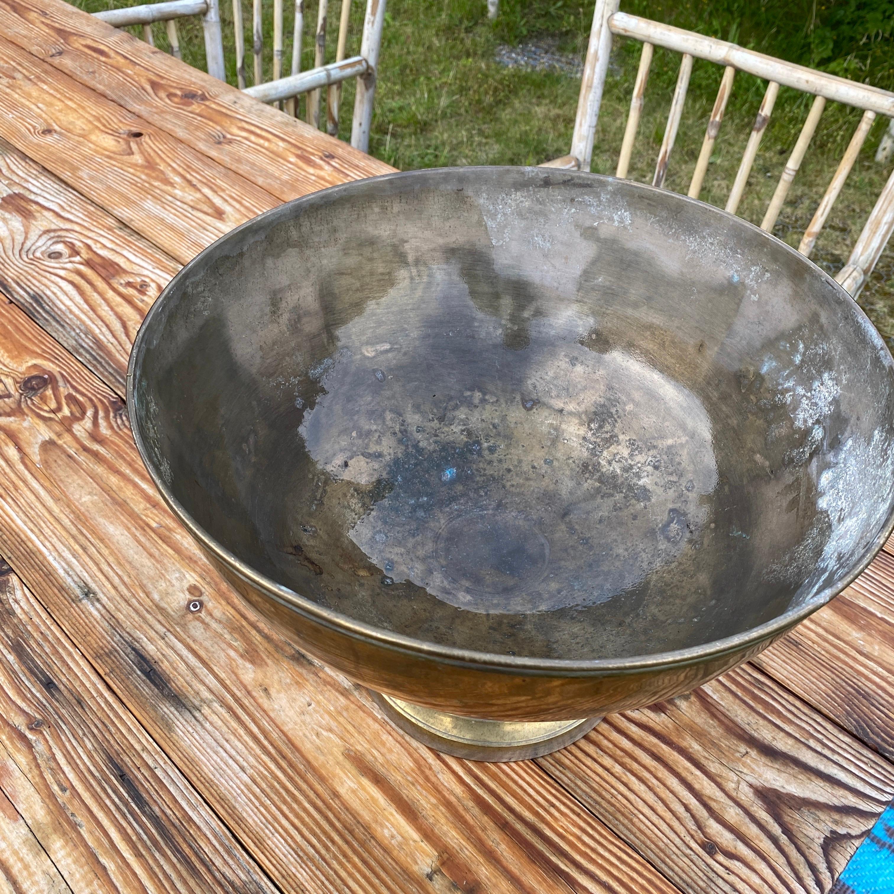 20th Century Large French Footed Wine Champagne Bucket