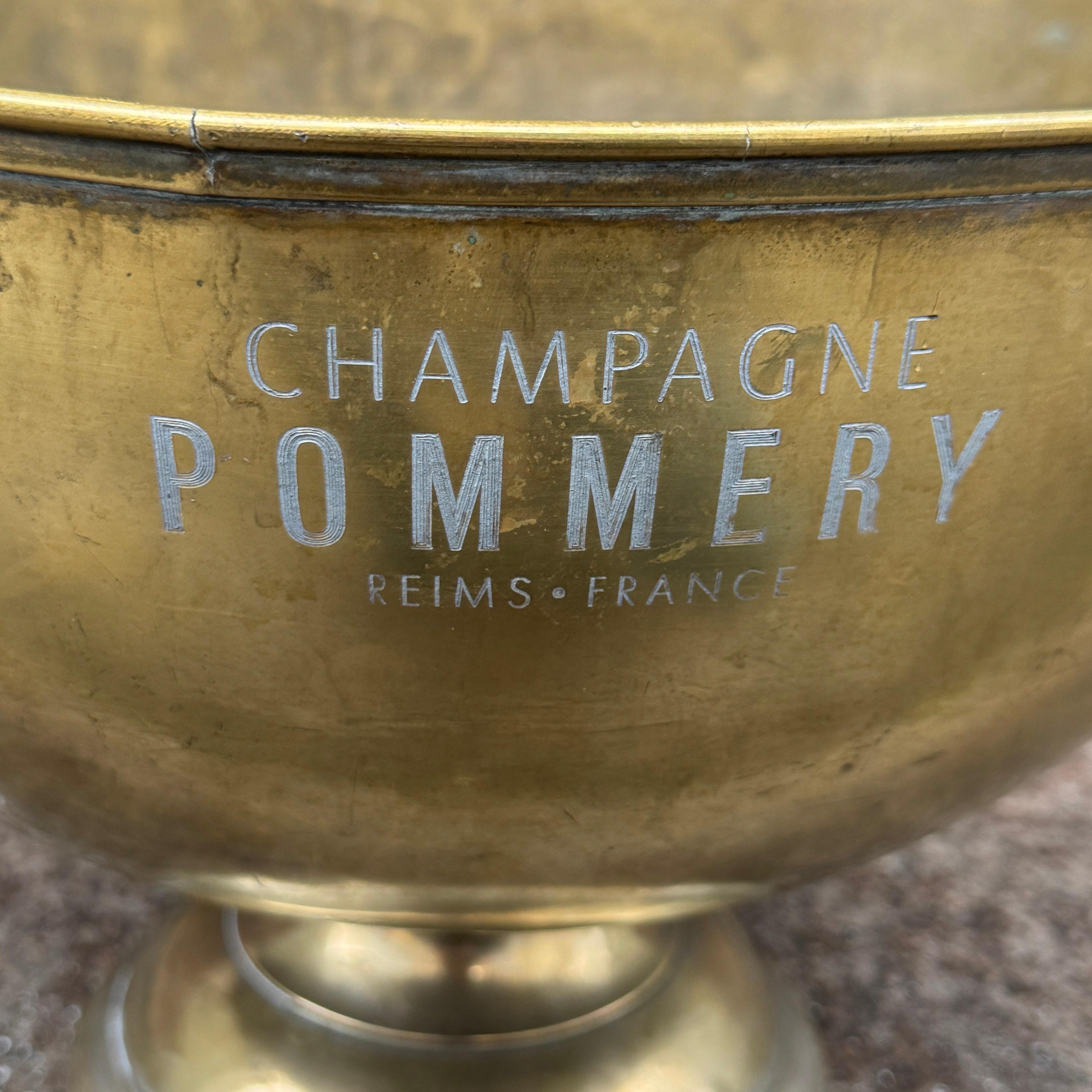 Großer französischer POMMERY-Kühler für Wein Champagner und Champagner im Angebot 2