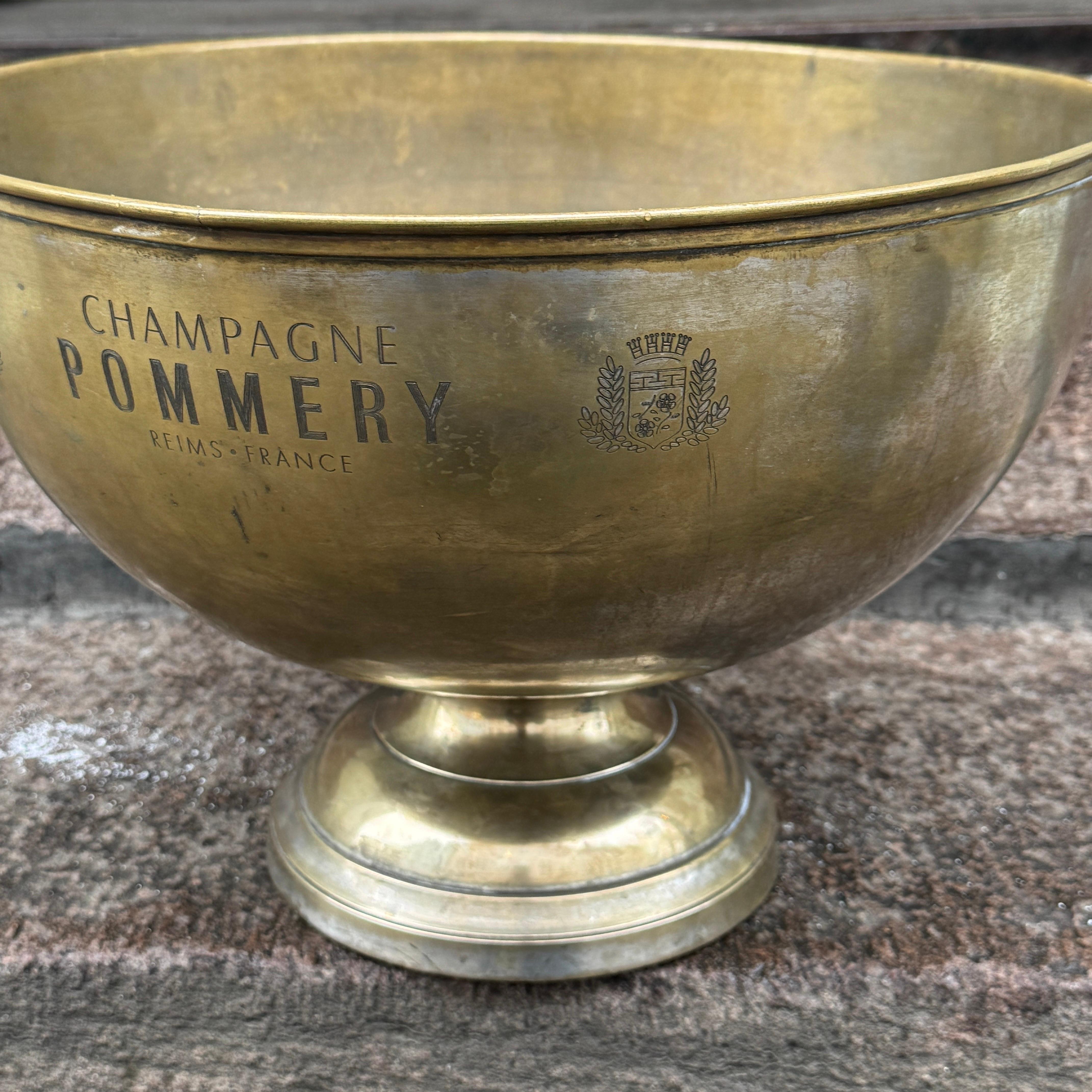 Großer französischer POMMERY-Kühler für Wein Champagner und Champagner im Angebot 1