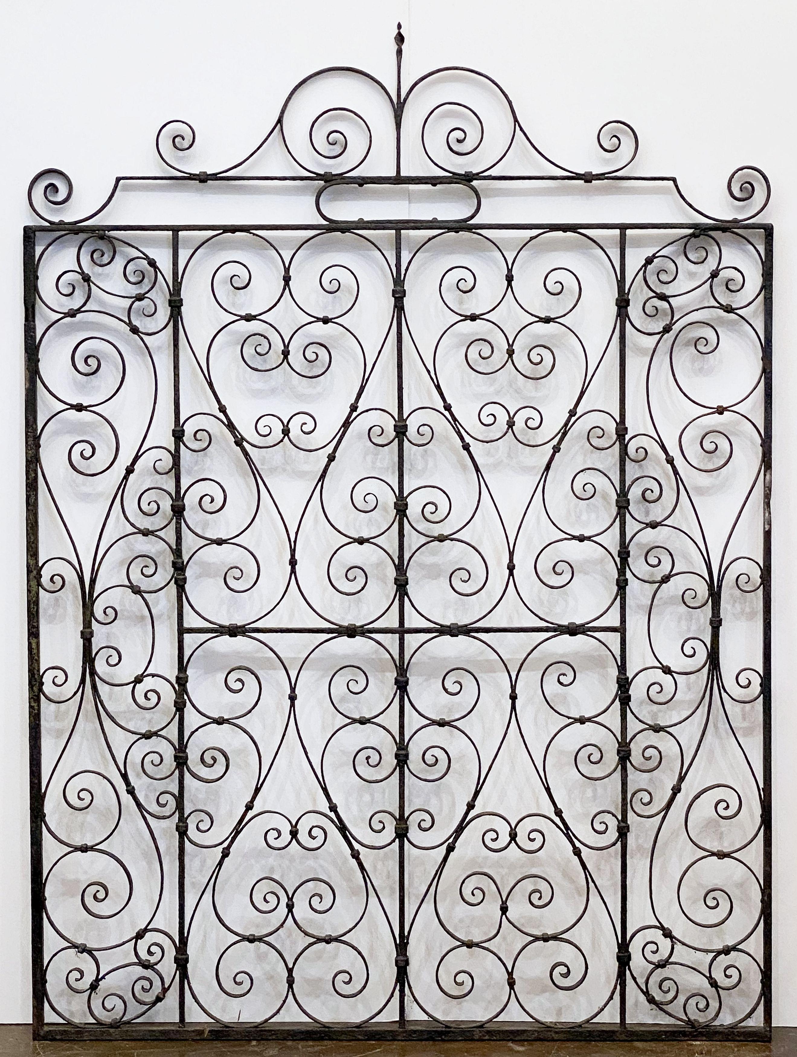 Large French Gate of Wrought Iron from the 19th Century 13