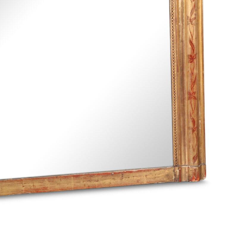Large French Gilt Dressing Mirror, Circa 1840 In Good Condition In Vancouver, British Columbia