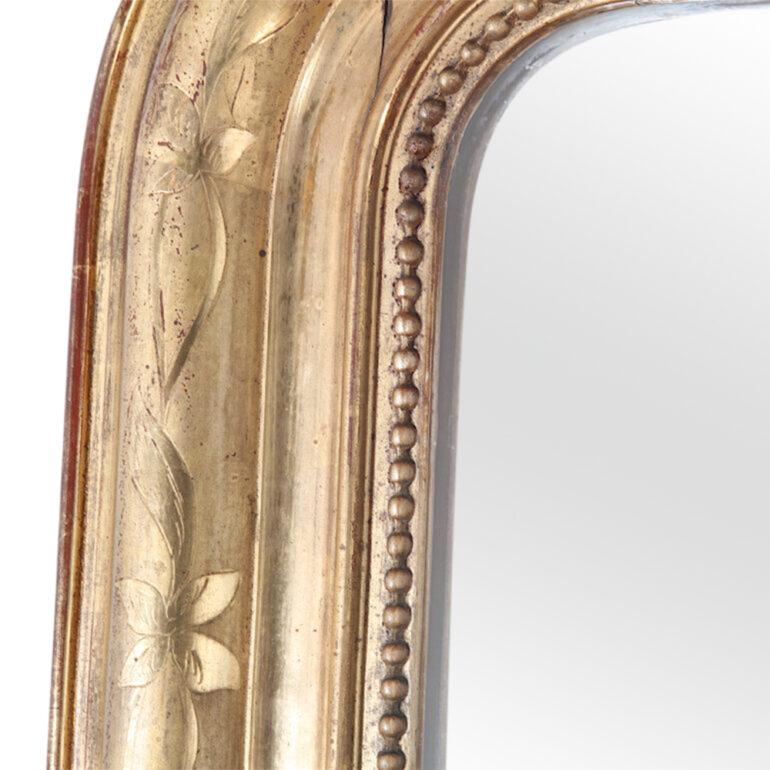Large French Gilt Dressing Mirror, Circa 1840 2