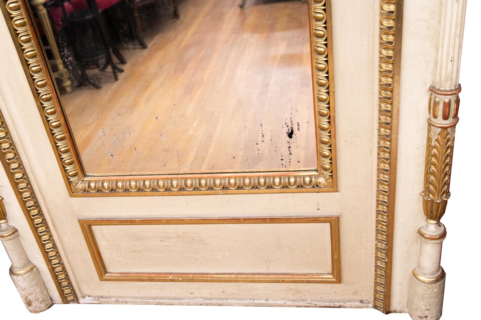   Large French Gilt Mirror 2