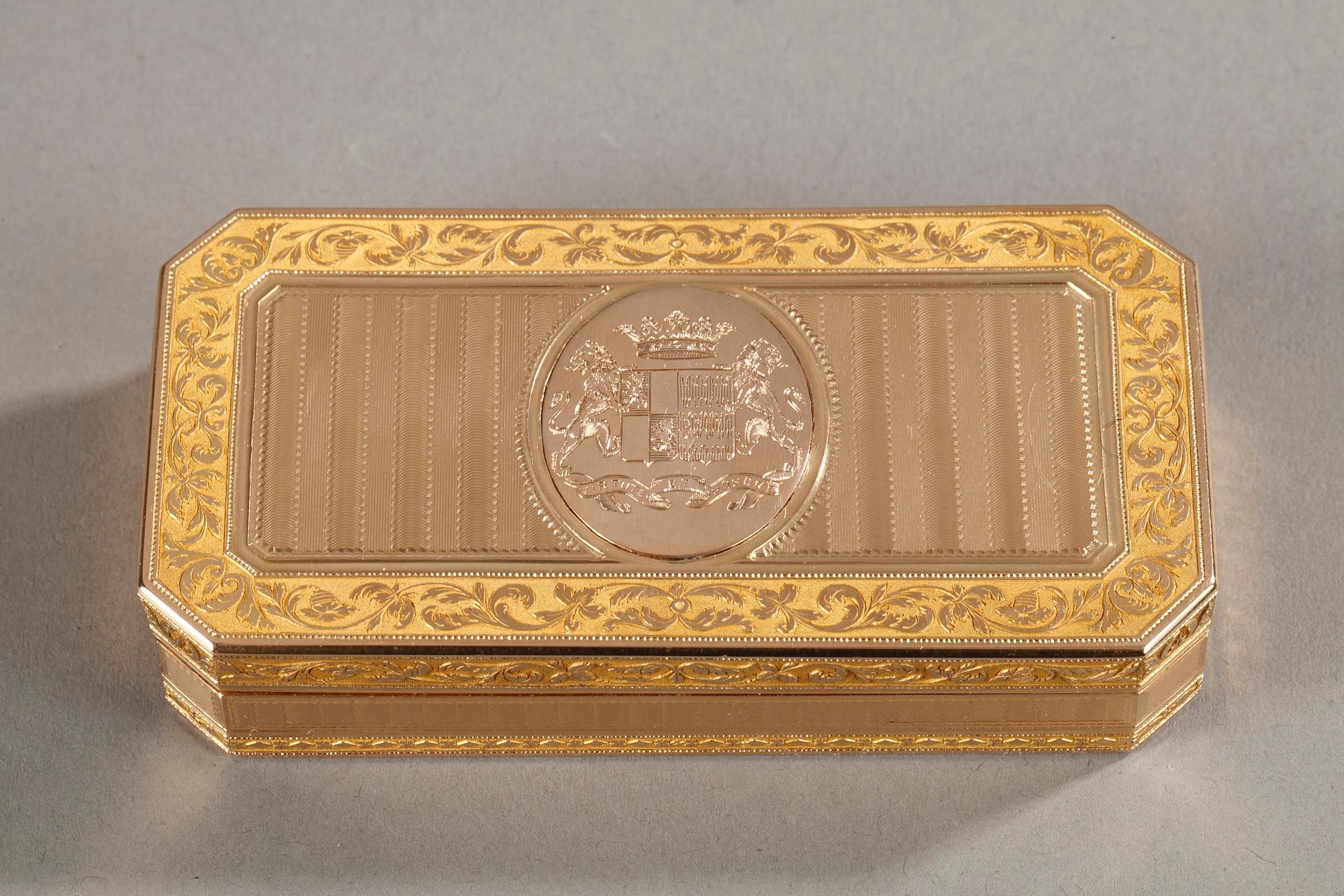 Directoire Large French Gold Snuffbox