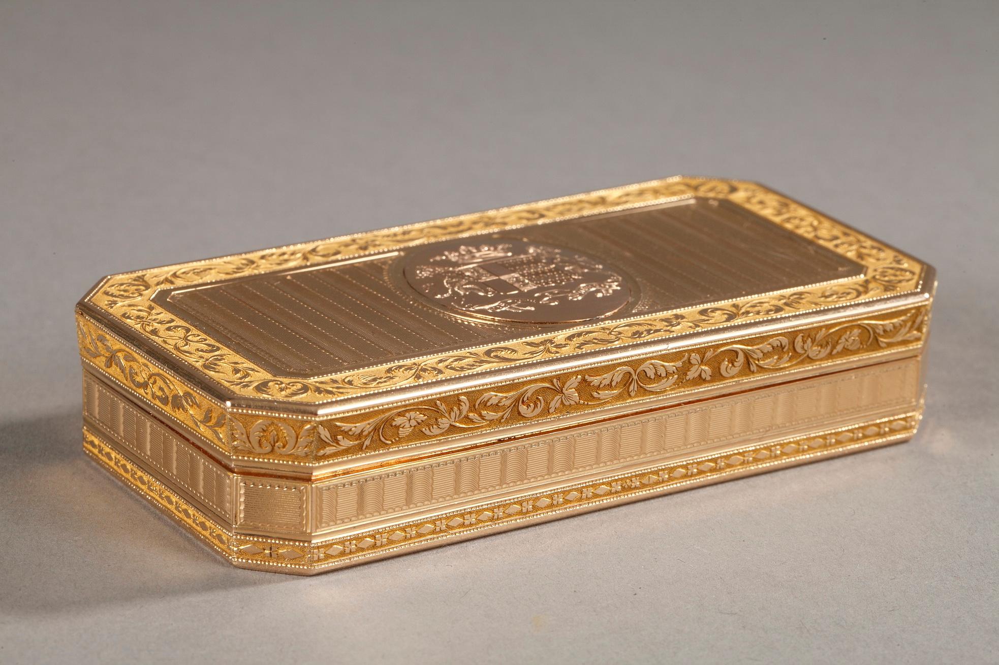 Large French Gold Snuffbox 2