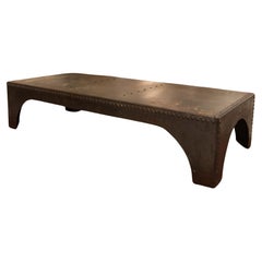 Large French Industrial Coffee Table