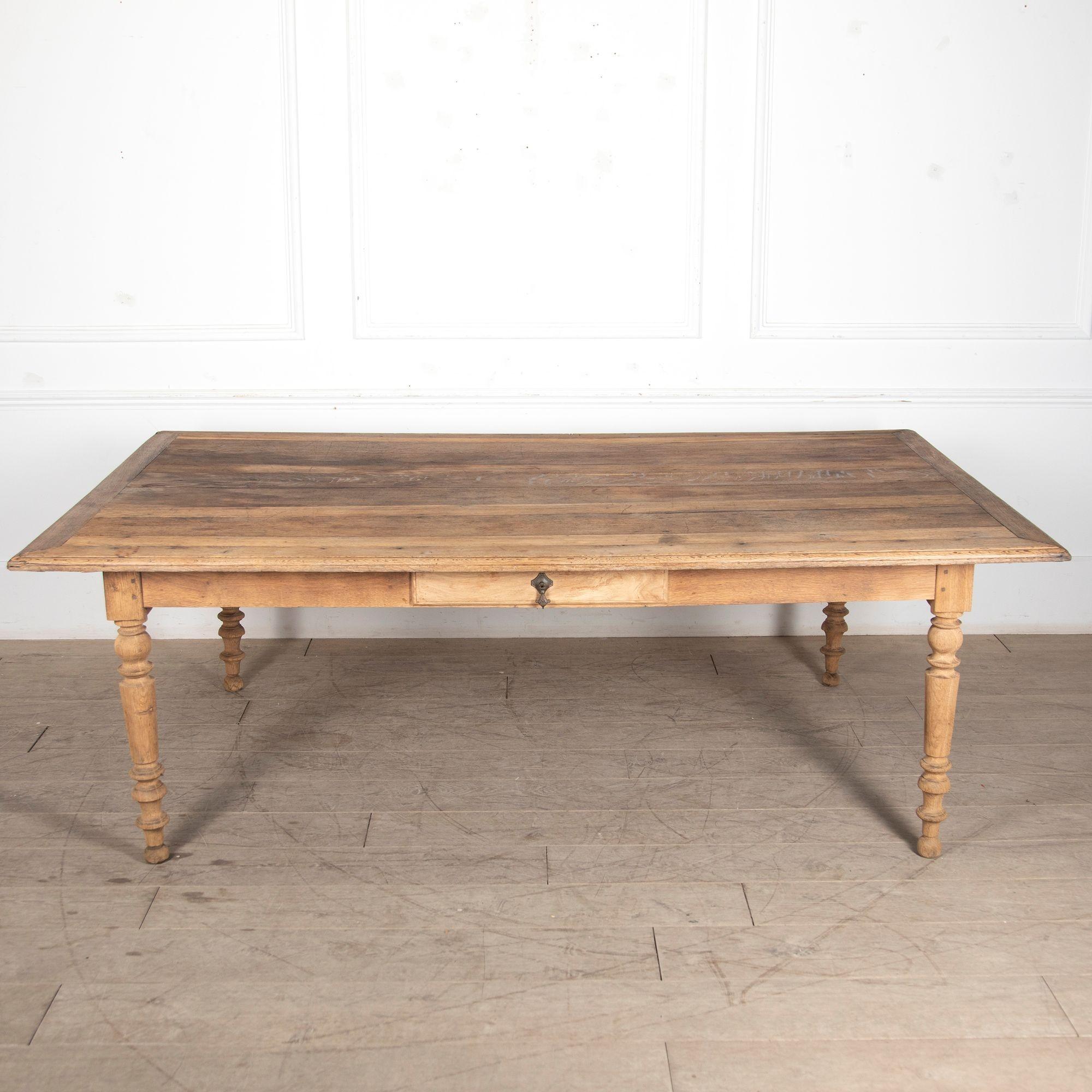 Large French Industrial Dining Table In Good Condition In Gloucestershire, GB