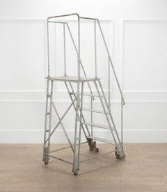 20th Century French Industrial Ladder
