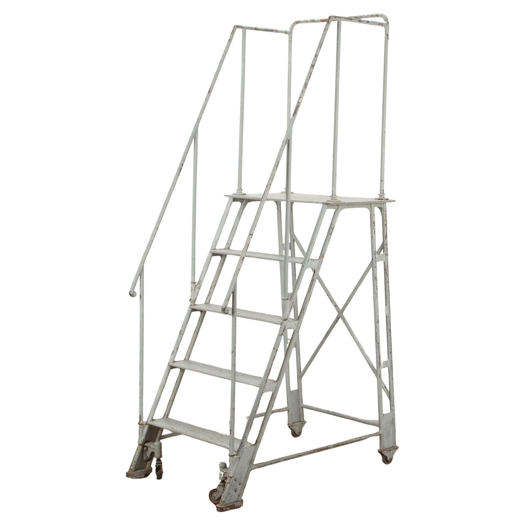 20th Century French Industrial Ladder