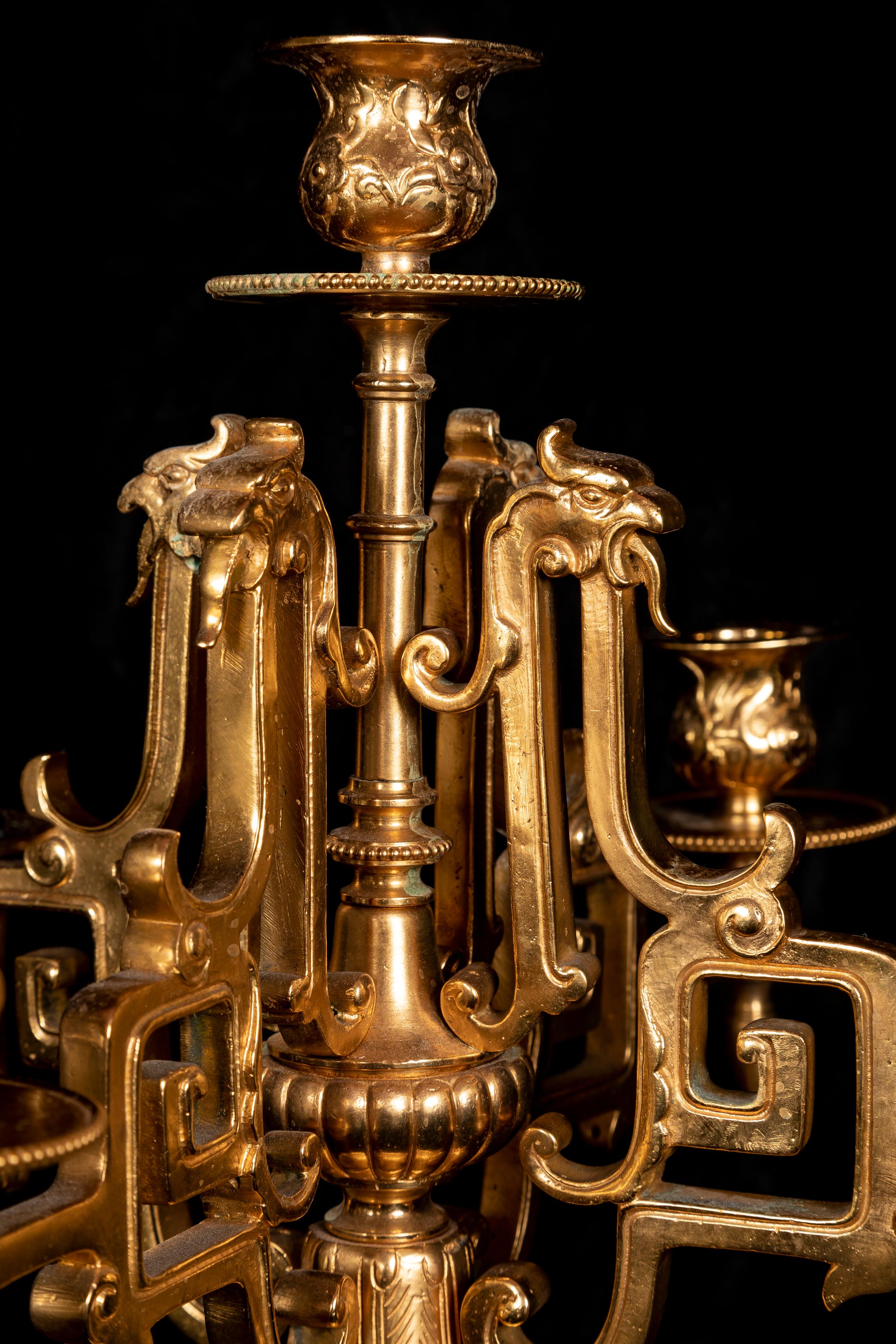 Grande orologio francese in stile giaponese con guarnizione in ormù attribuito a Edouard Lievre in vendita 8