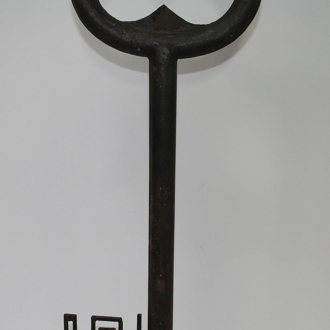 Large French, Late 19th Century Iron Key Makers Shop Sign 7