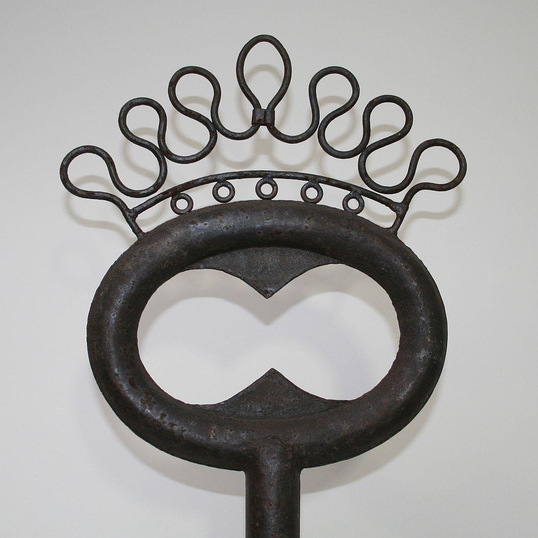Large French, Late 19th Century Iron Key Makers Shop Sign 3