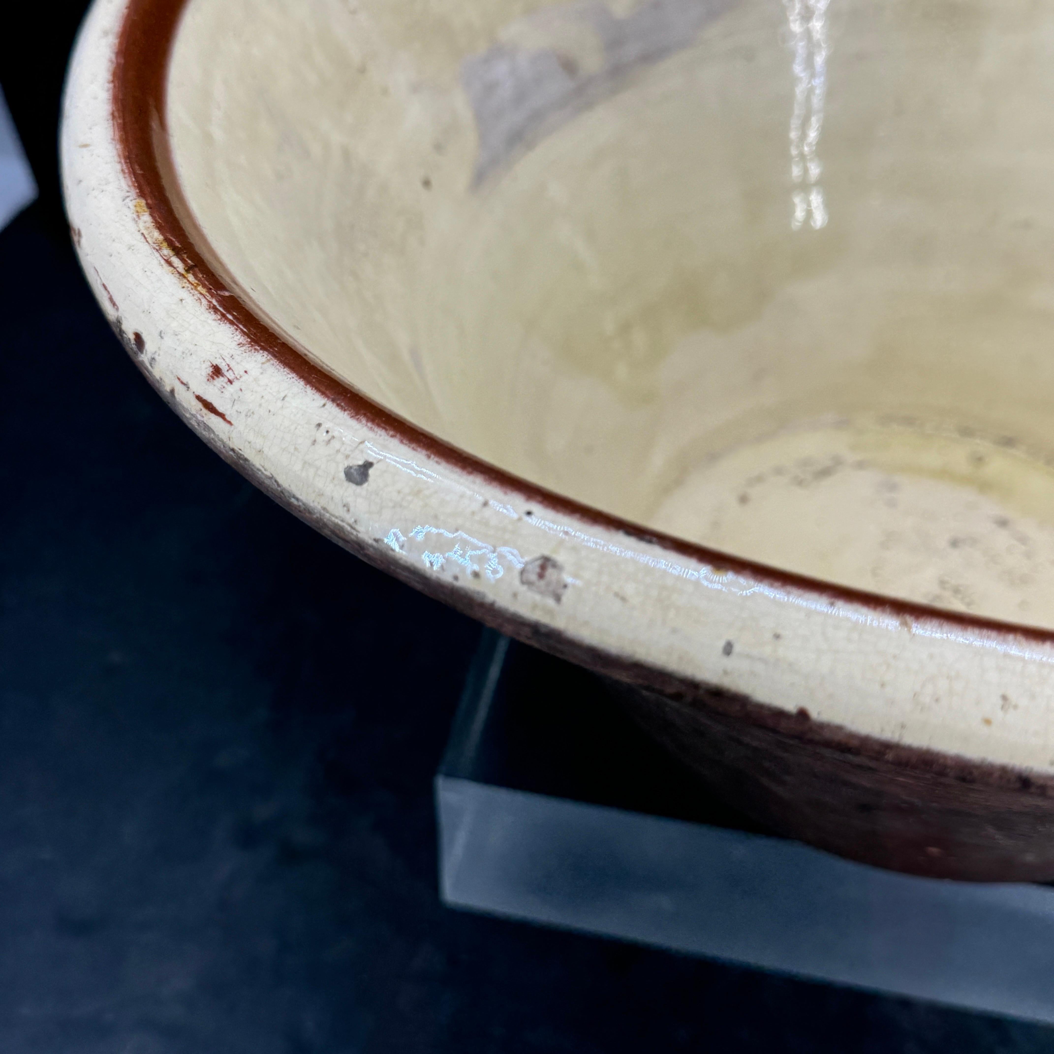Grand bol Tian jaune de la fin du 19ème siècle en vente 1