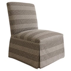 Sillón tipo «slipper» o «chauffeuse» francés de gran tamaño, de finales de la época de Napoléon III, hacia 1880