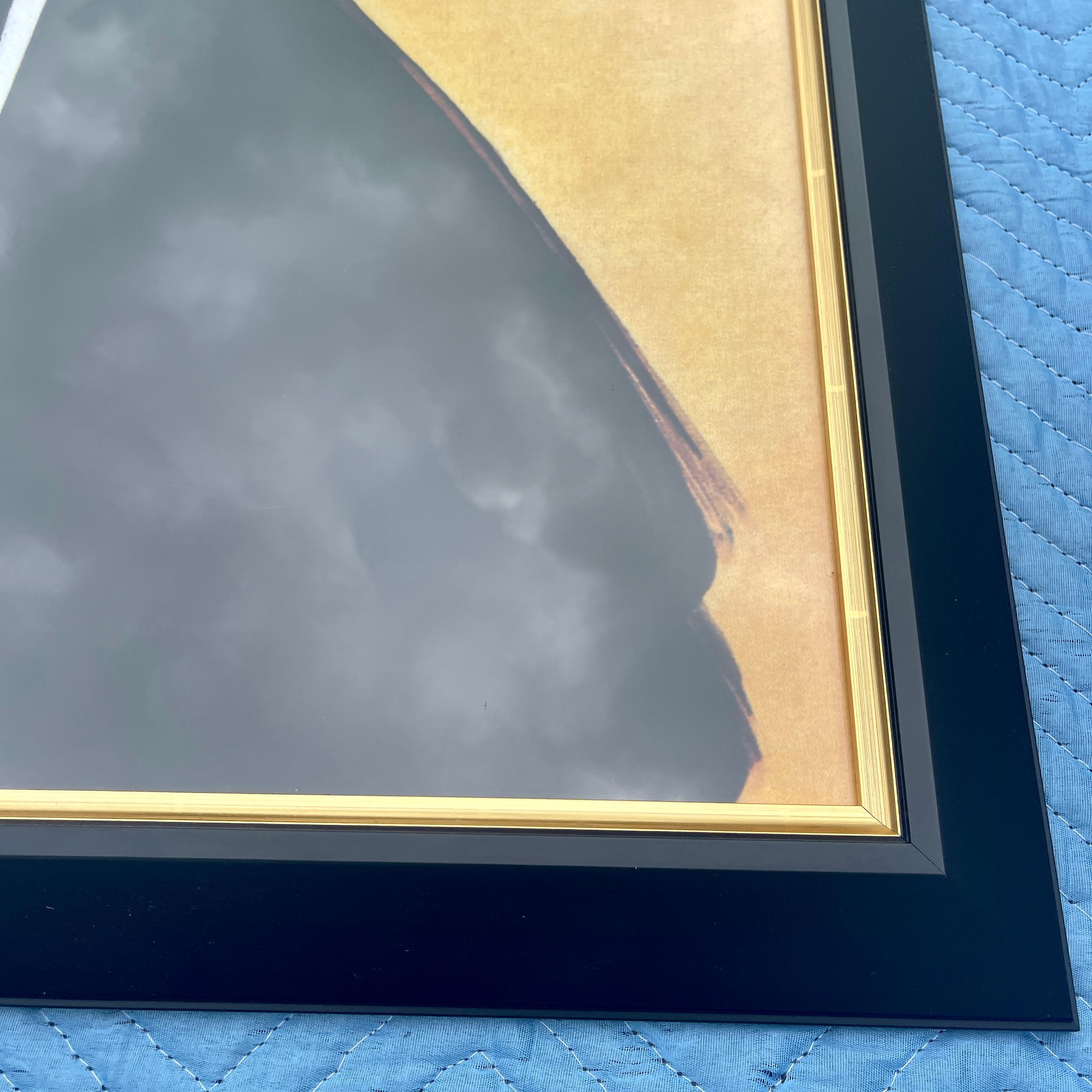 Metal Large French L'instant Taittinger Champagne Poster in Frame