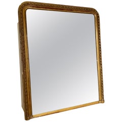 Large French Louis Overmantle Mirror, 1800s