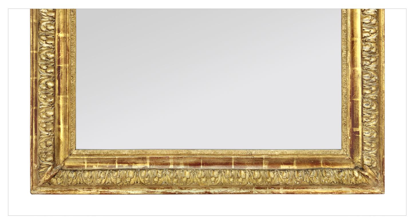Louis Philippe Large French Louis-Philippe Mirror, 19th Century