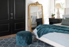 Large French Louis Philippe Period Gilt Mirror