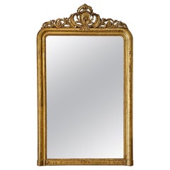 Large French Louis Philippe Period Gilt Mirror