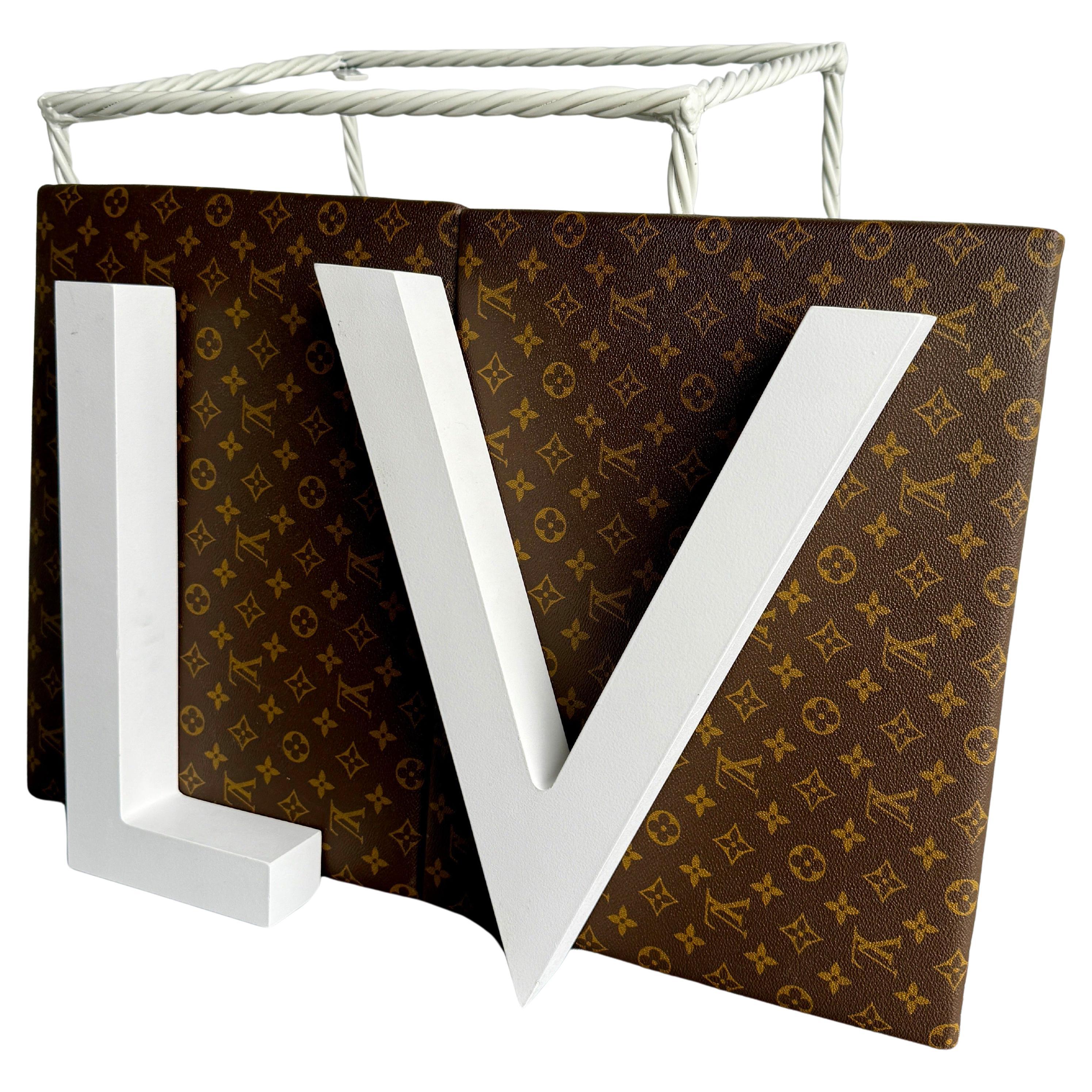 Modern Large French Louis Vuitton Letters Designer Store Display For Sale