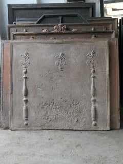 Large French Louis XV Period Fireback / Backsplash, 18th Century