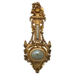 Large French Louis XVI Style Barometer