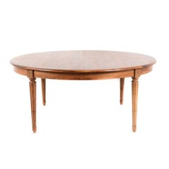 Large French Louis XVI-Style Walnut Table