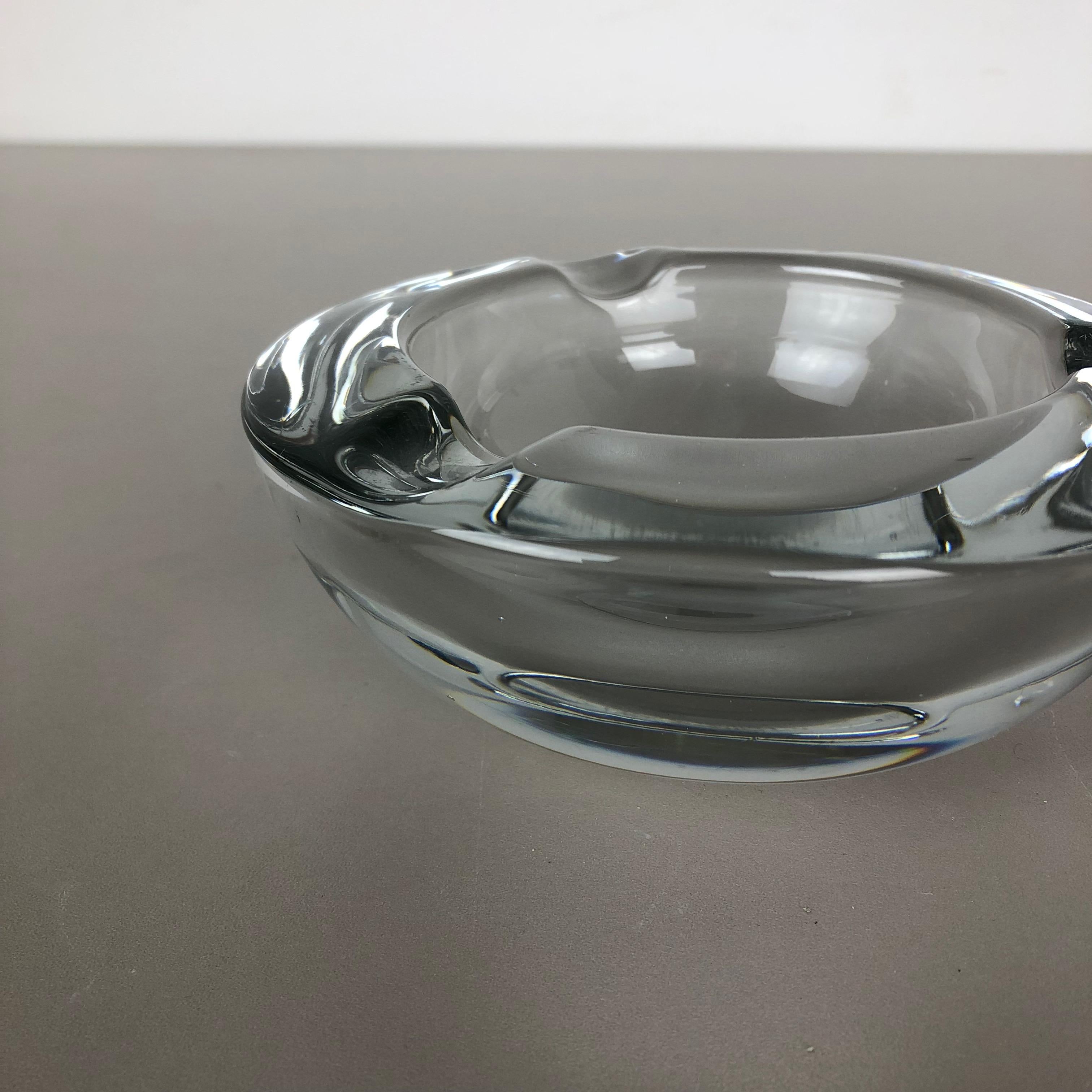 large glass ashtray