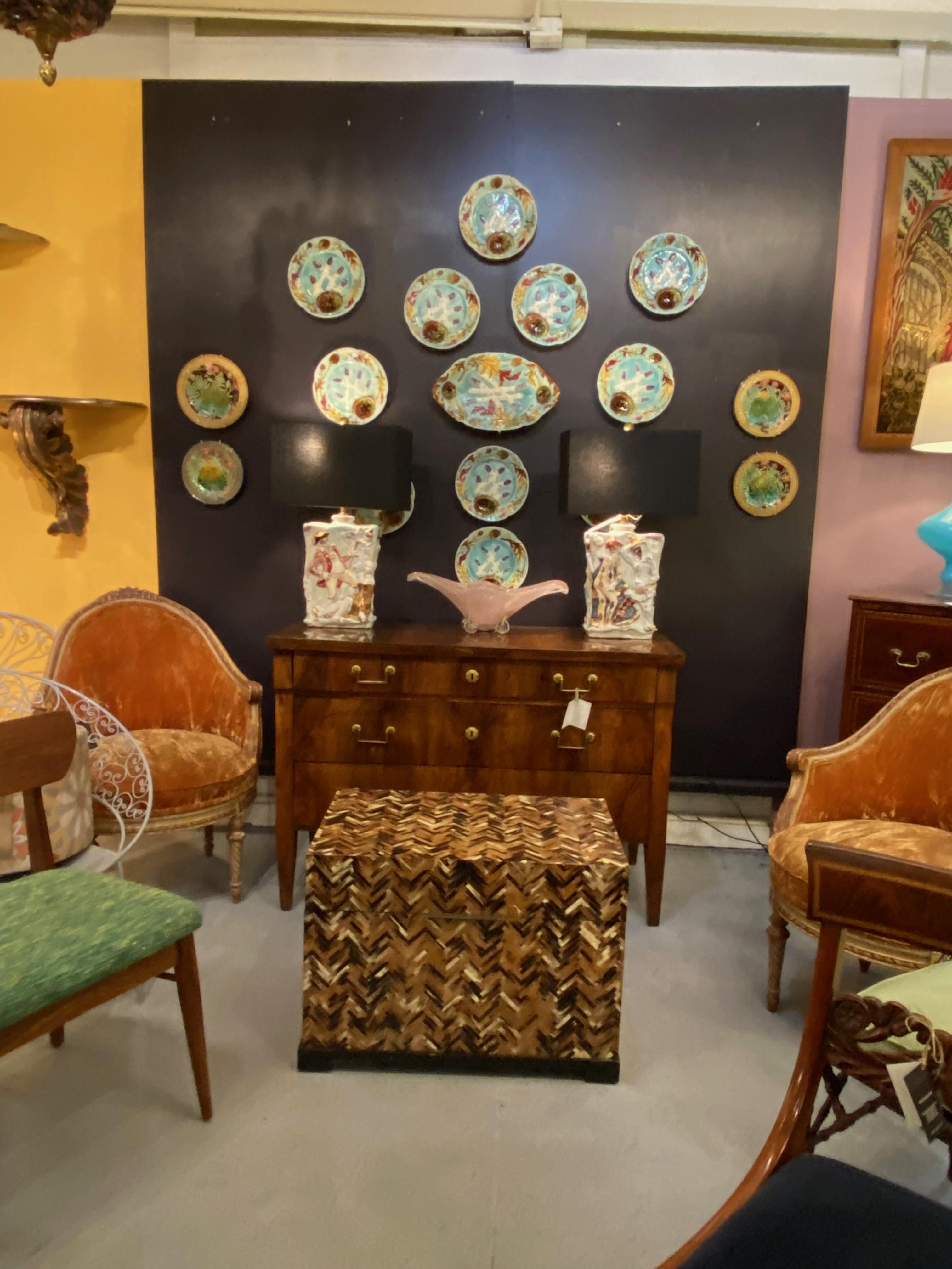 Large French Majolica Platter, c. 1880 7