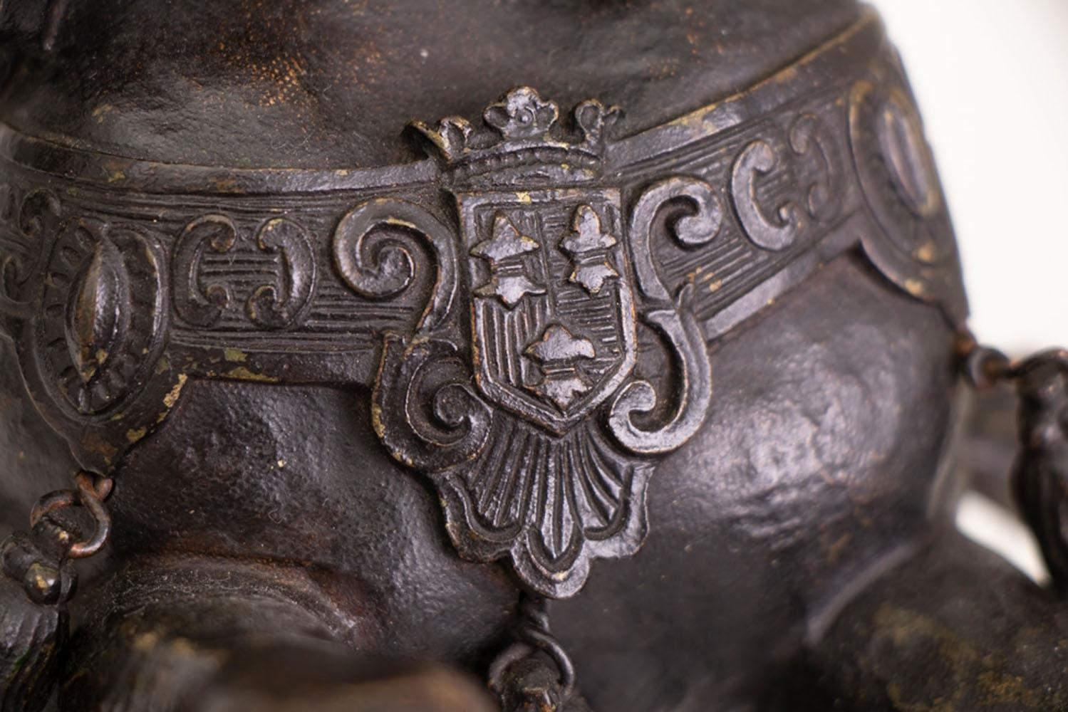 Large French Mid-19th Century Bronze Knight on Horseback 5