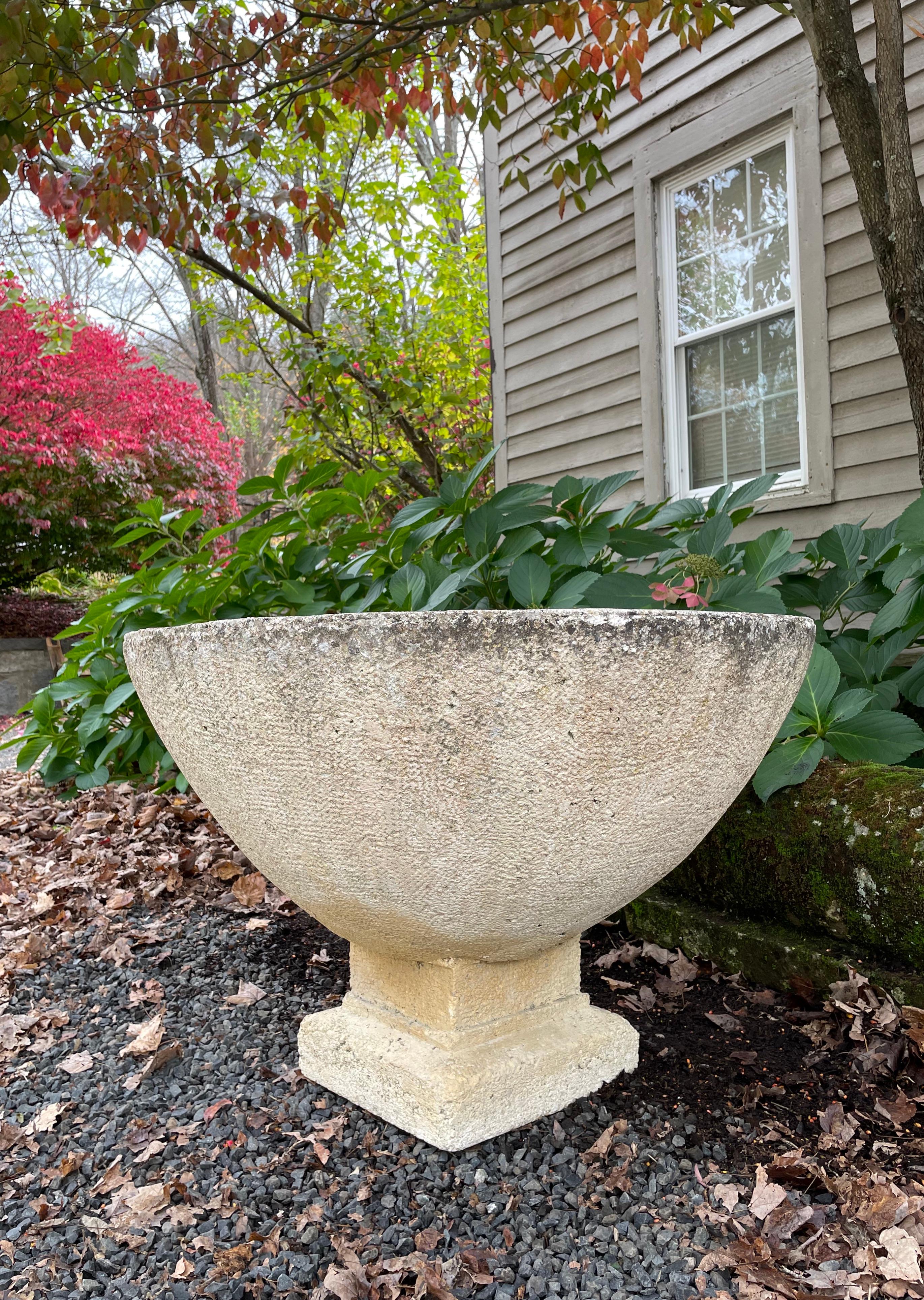 Large French Mid-Century Bowl/Font/Planter In Good Condition In Woodbury, CT