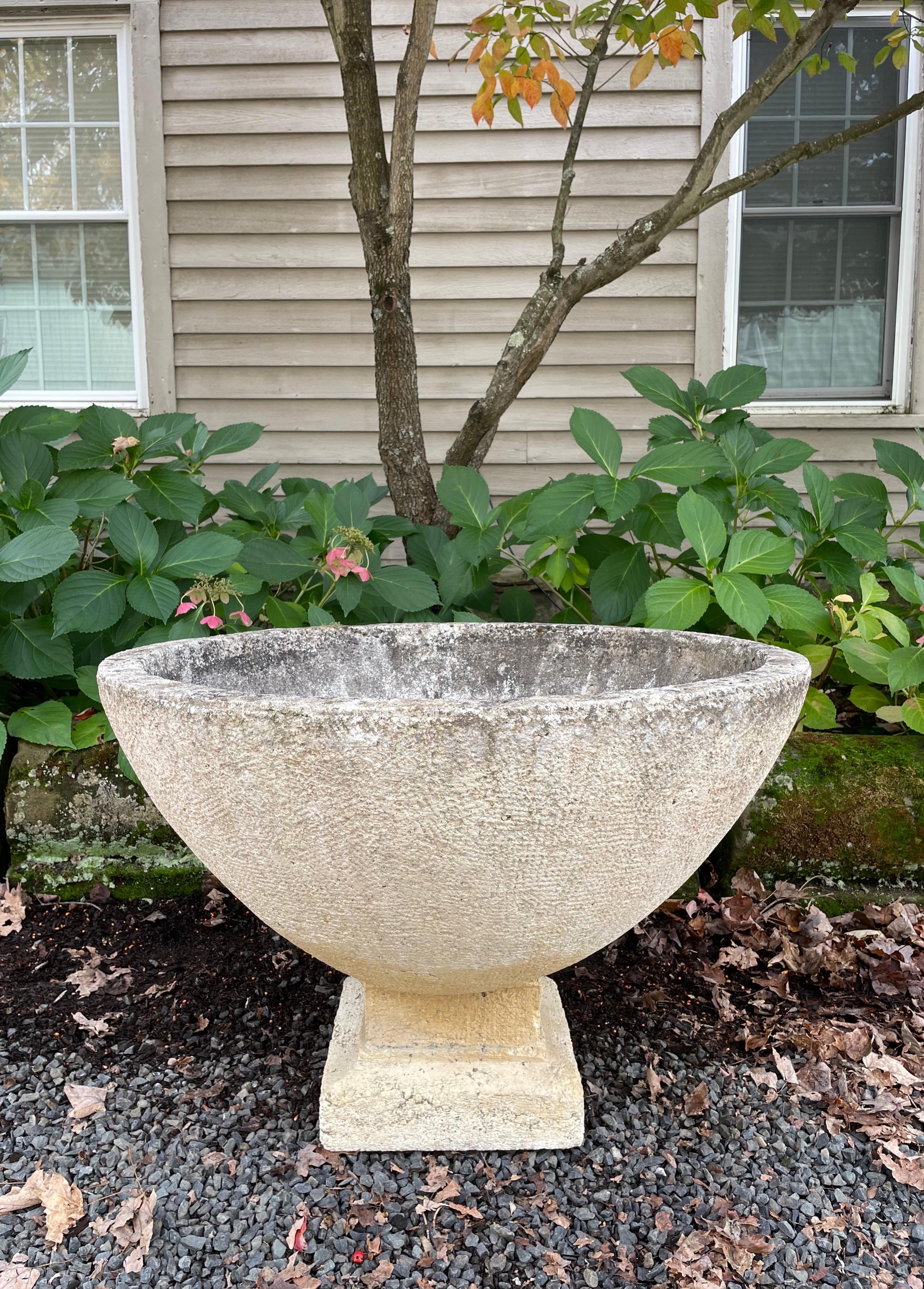 20th Century Large French Mid-Century Bowl/Font/Planter