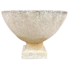 Large French Mid-Century Bowl/Font/Planter
