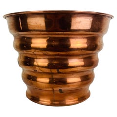 Large French Mid-century Copper planter / cachepot, 1950's