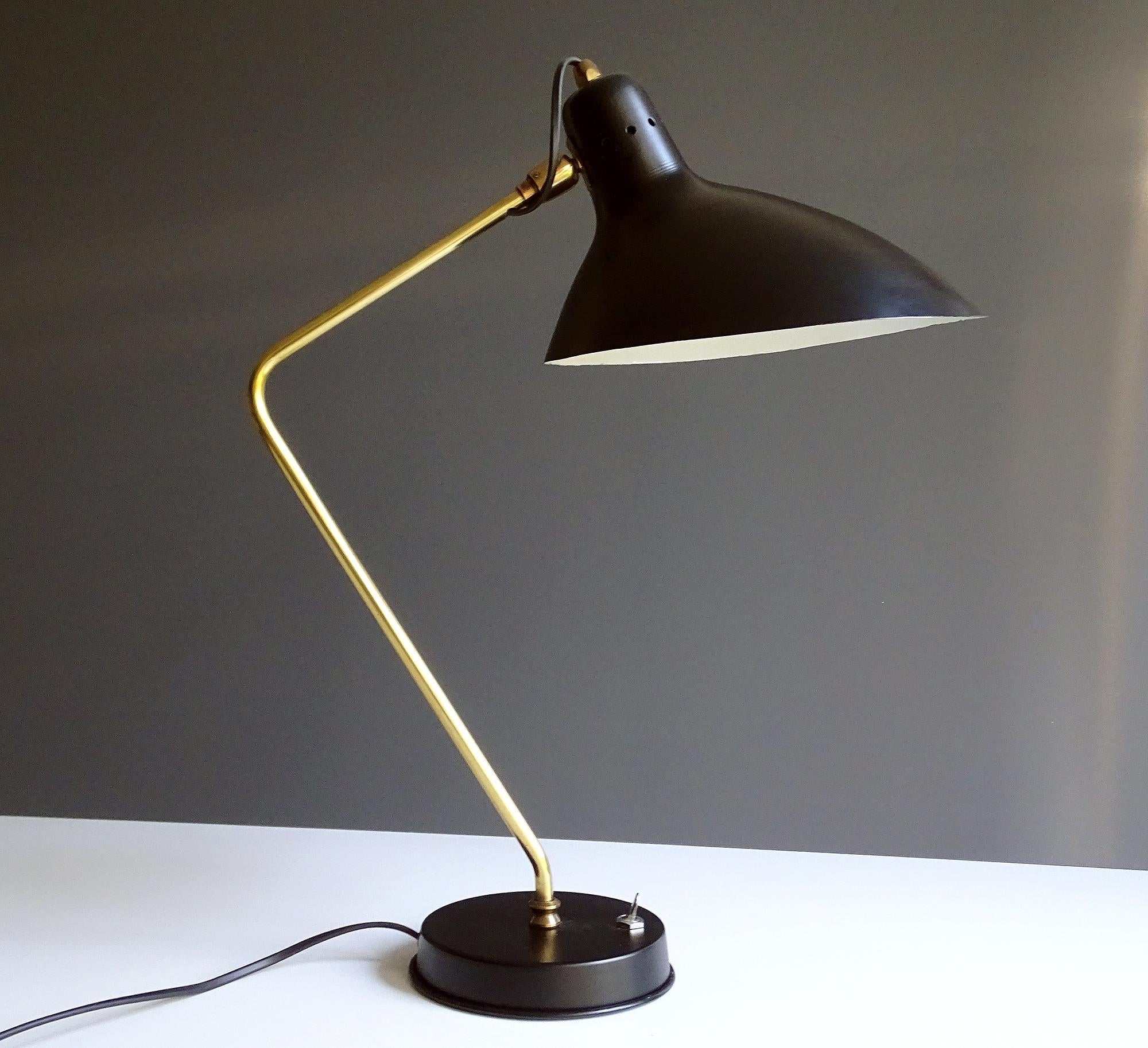 Mid-Century Modern 1960s Boris Lacroix Table Lamp For Sale