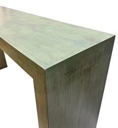 Large French Midcentury Painted Console Table