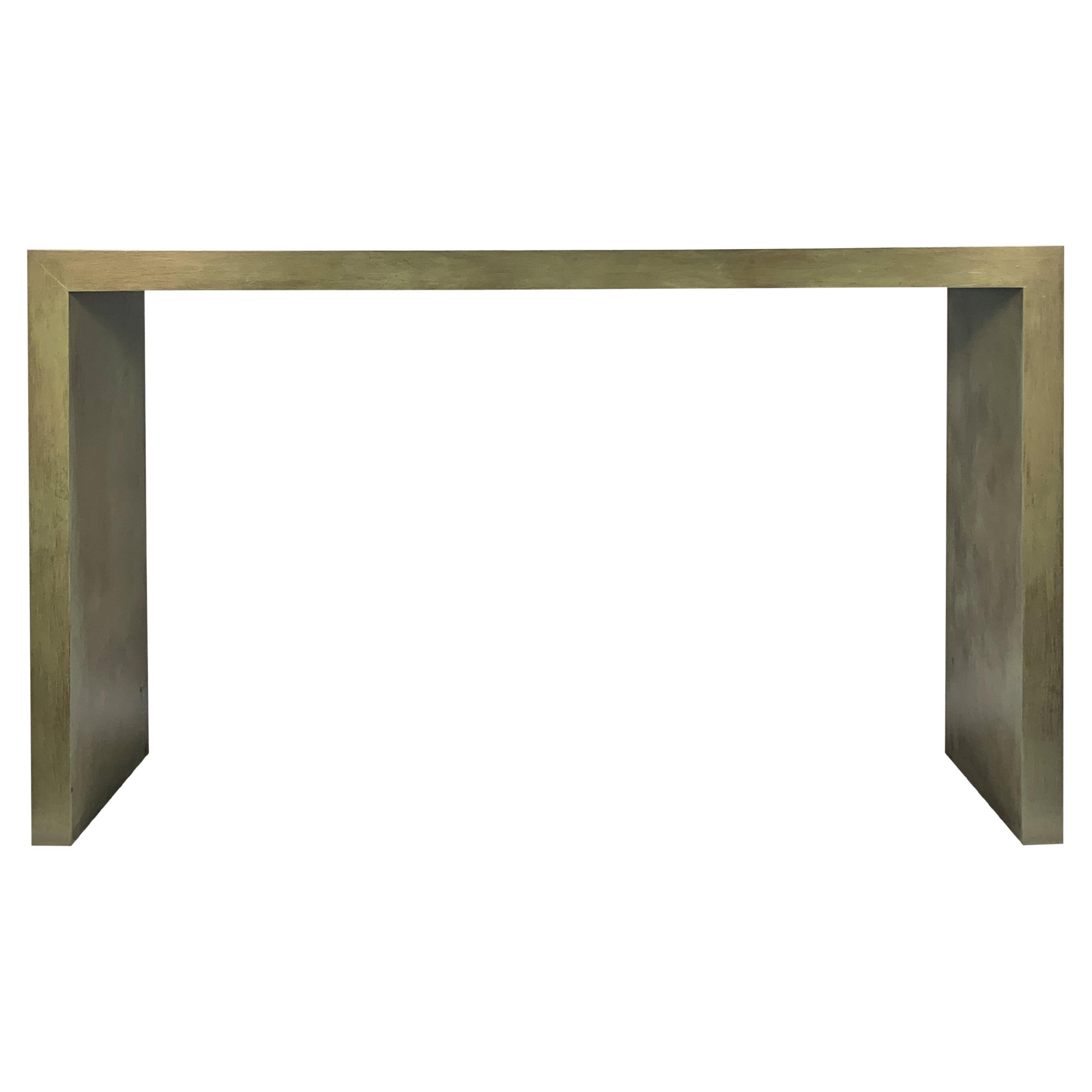 Large French Midcentury Painted Console Table