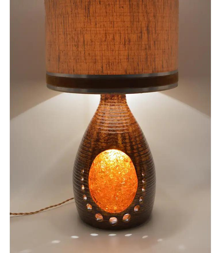 Mid-Century Modern Grande lampe de table française du milieu du siècle, années 1960 en vente