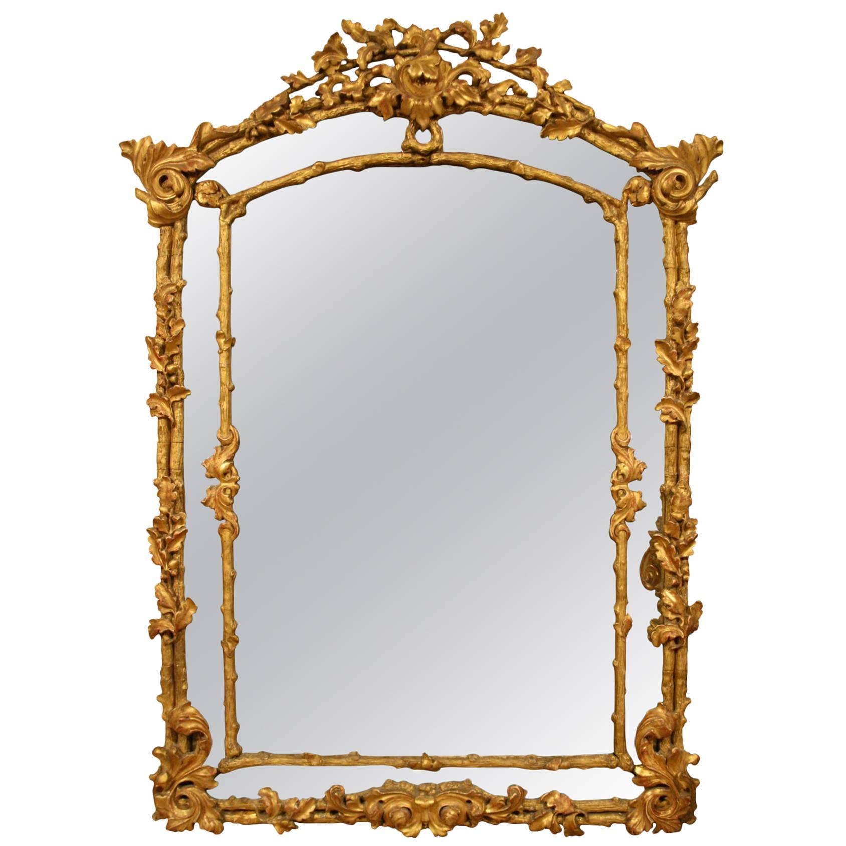 Large French Mirror For Sale